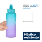 Tomatodo-de-pl-stico-de-gran-capacidad-colores-degradado-con-asa-verde-y-morado-2L-Miniso-5-8587