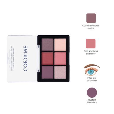 Sombra de ojos de 6 tonos color me rusted wonders -  Miniso