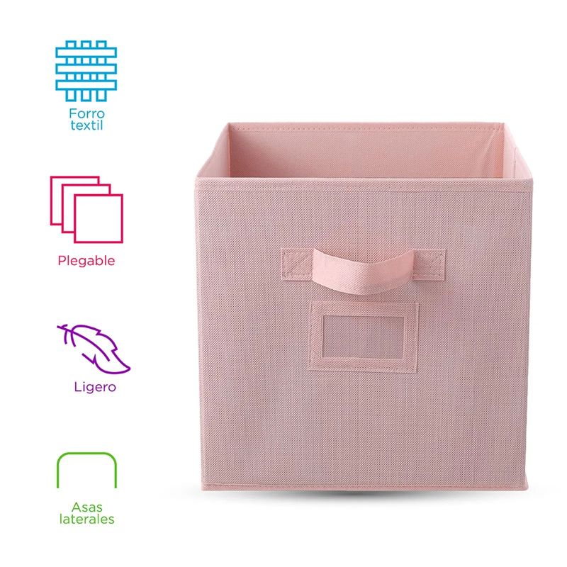 Organizador-de-tela-de-color-solido-azul-rosa-Miniso-2-8929