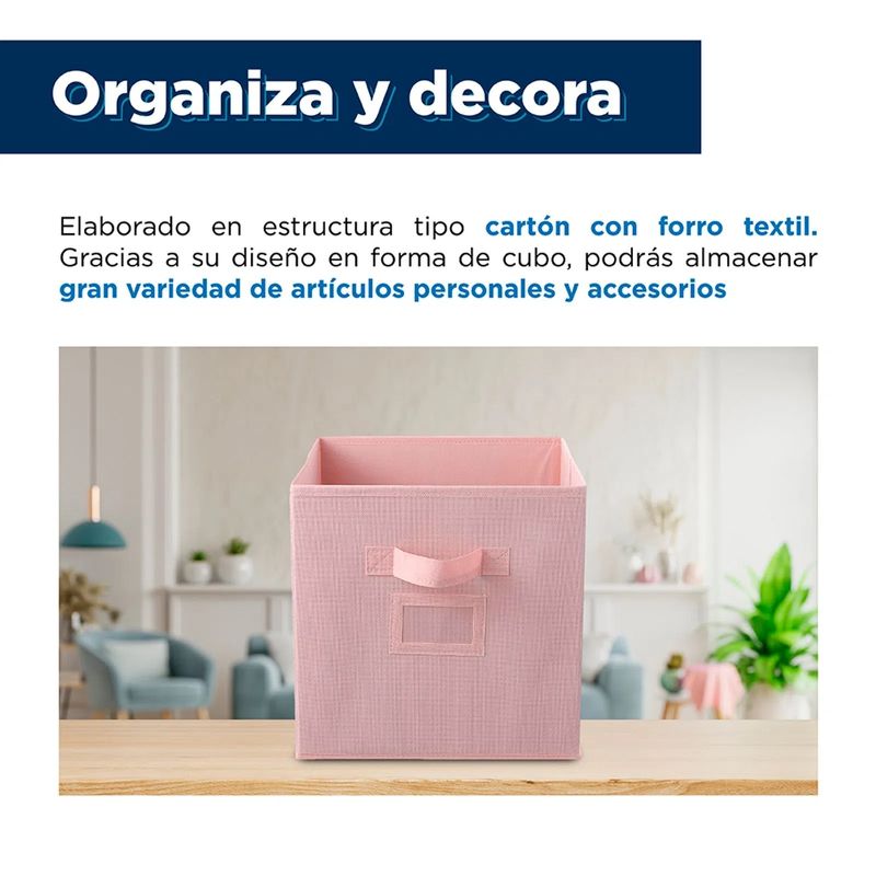 Organizador-de-tela-de-color-solido-azul-rosa-Miniso-4-8929