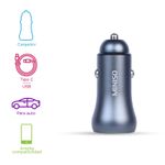 Cargador-de-dos-salidas-para-coche-usb-y-tipo-c-modelo-u18-gris-Miniso-2-8985