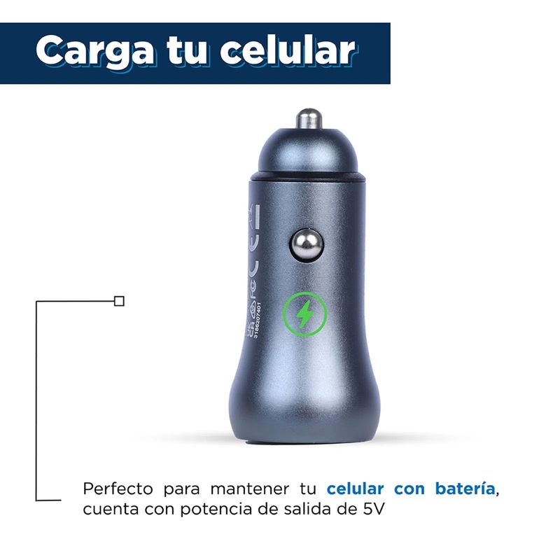 Cargador-de-dos-salidas-para-coche-usb-y-tipo-c-modelo-u18-gris-Miniso-4-8985