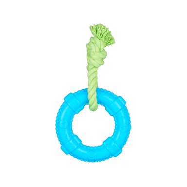 Peluche para mascota en forma de anillo con cuerda para jalar y masticar -  Miniso