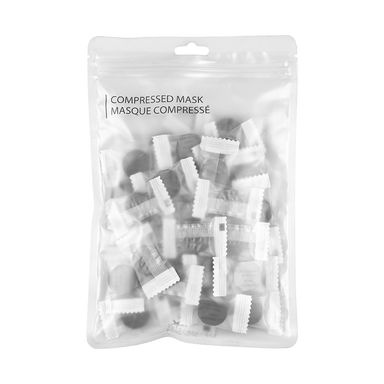 Mascarilla comprimida de carbón 40 pzas -  Miniso