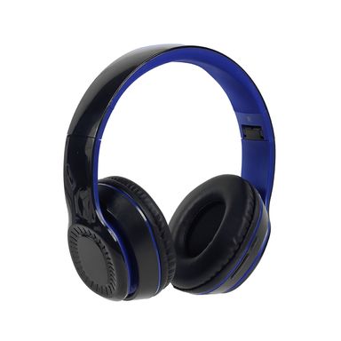 Audífonos de diadema inalámbricos de bloqueo de color ajustable modelo h08 negro y azul -  Miniso