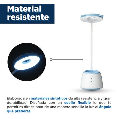 Lámpara de brillo ajustable con soporte para lapicero modelo knl-8608la azul - Miniso