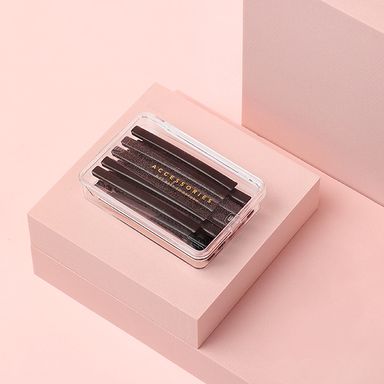 Clip negro 6cm 10 pzas - Miniso