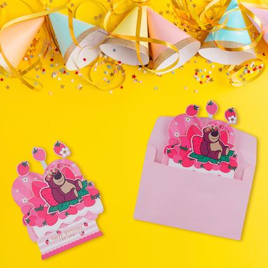 Tarjeta de felicitación de buenos deseos lotso collection diseños mixtos -  Toy Story