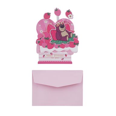 Tarjeta de felicitación de buenos deseos lotso collection diseños mixtos -  Toy Story