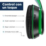 Aud-fonos-de-diadema-inal-mbricos-de-bloqueo-de-color-ajustable-modelo-h08-negro-y-verde-Miniso-5-9573