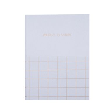 Cuaderno planificador de semana B5 gris 48 hojas -  Miniso