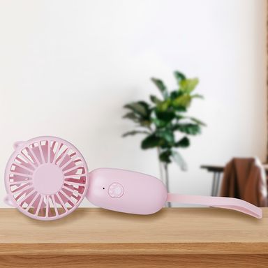 Mini ventilador de mano 500 mah rosa -  Miniso