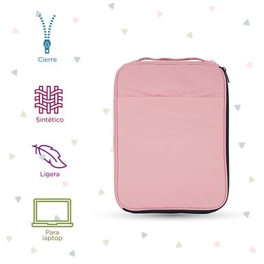 Bolsa portátil para laptop rosa -  Miniso