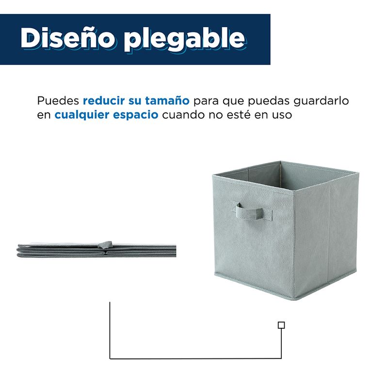 Cubo-de-almacenamiento-de-tela-no-tejida-gris-Miniso-3-9335