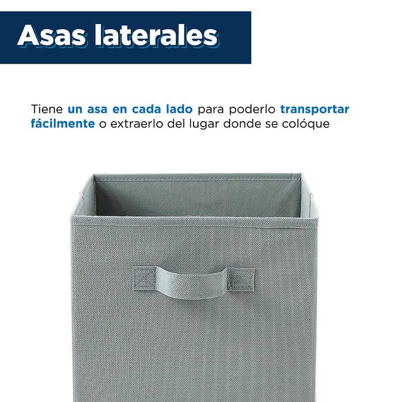 Cubo-de-almacenamiento-de-tela-no-tejida-gris-Miniso-5-9335