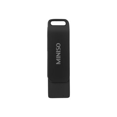 Memoria usb flash 2.0 64 gb diseño giratorio modelo slk-303 negro -  Miniso