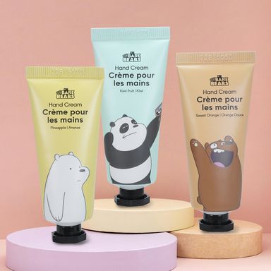 Set de cremas para manos piña naranja kiwi 3 pzs 20 g -  We Bare Bears