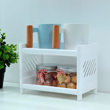 Estante de almacenamiento de dos capas -  Miniso