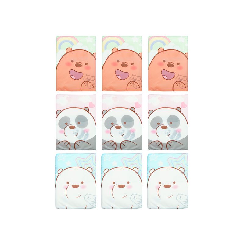 Paquete-de-pa-uelos-desechables-sin-fragancia-we-bare-bears-collection-4-0-9-pzas-We-Bare-Bears-1-6777