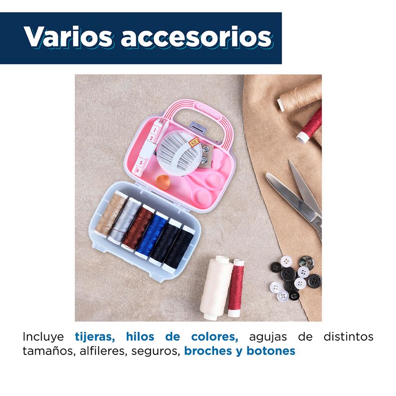 Organizador-de-pl-stico-de-costura-con-asa-rosa-Miniso-5-9124