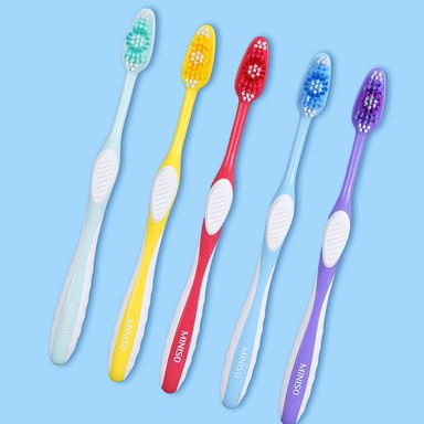 Cepillos de dientes de limpieza profunda 360 grados 5 pzas -  Miniso