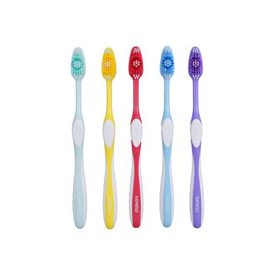 Cepillos de dientes de limpieza profunda 360 grados 5 pzas -  Miniso