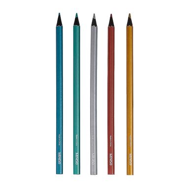 Paquete de Lápices de colores metálicos 5 colores -  Miniso