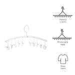 Colgante-plegable-para-ropa-con-pinzas-blanco-Miniso-3-2389