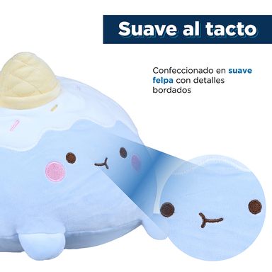 Peluche cream azul delightful food series -  Miniso