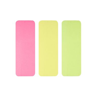 Post it colores fluorescente 75*25mm 120 hojas 3 pzas -  Miniso