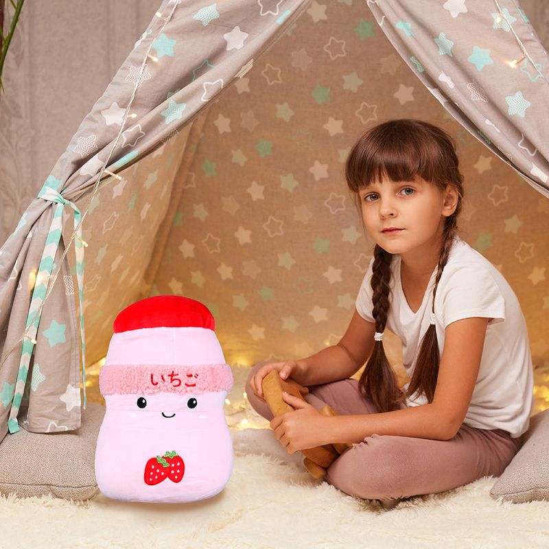 Peluche-de-almohada-de-malteada-de-fresa-beverage-series-Miniso-7-7798