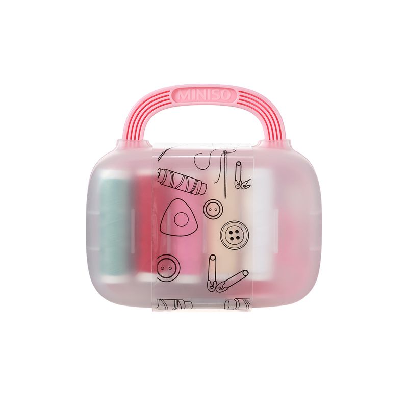 Organizador-de-pl-stico-de-costura-con-asa-rosa-Miniso-1-9124