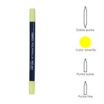 Plum-n-a-base-de-agua-doble-punta-amarillo-Miniso-3-326