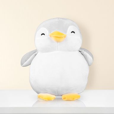 Peluche de pingüino gris 28cm - Miniso