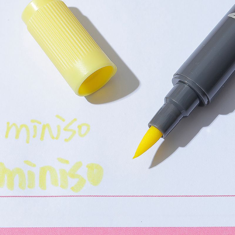 Plum-n-a-base-de-agua-doble-punta-amarillo-Miniso-5-326