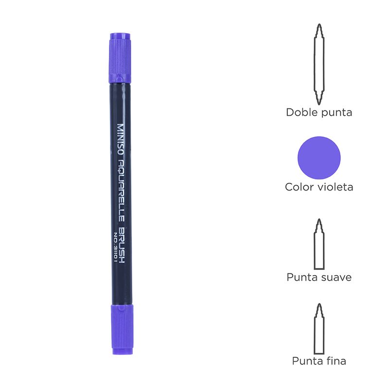 Plum-n-a-base-de-agua-doble-punta-morado-Miniso-3-333