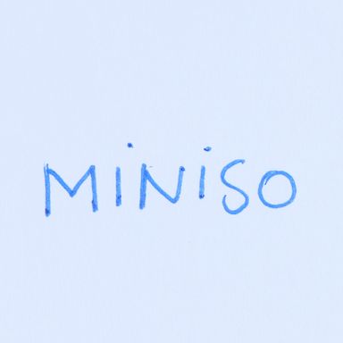 Lapicero retráctil 0.5mm de gel azul 14*2.5cm - Miniso