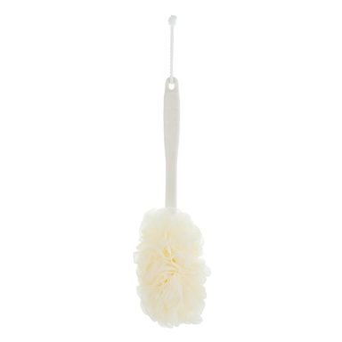 Esponja de baño con mango blanco 46*10cm - Miniso