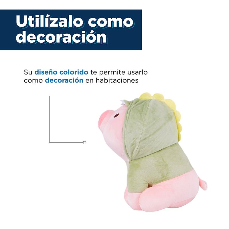 Peluche de best sale puerquito dinosaurio