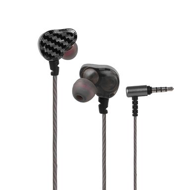 Audífonos oblique in ear f035 negro - Miniso