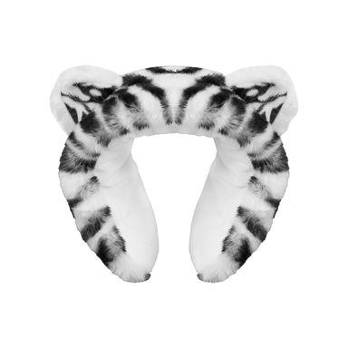 Orejeras peludas de gatitos blanco y negro - Miniso