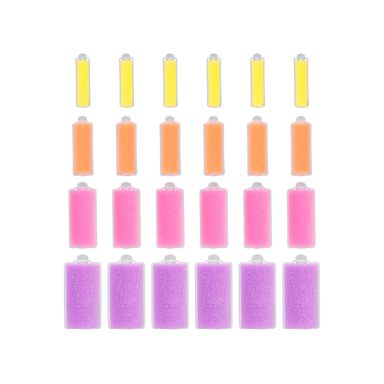 Tubos para el cabello de esponja 24 pzas -  Miniso