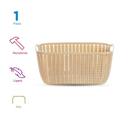 Caja de almacenamiento café -  Miniso