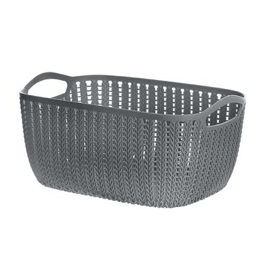 Caja de almacenamiento gris -  Miniso