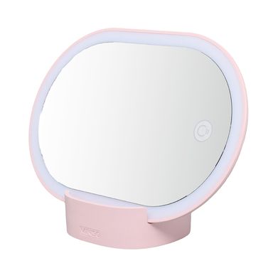 Espejo ovalado con luz led recargable mod ca7201-ce rosa -  Miniso