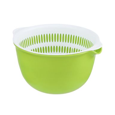 Colador de dos piezas redondo verde -  Miniso