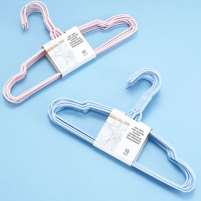 Paquete-de-gancho-para-ropa-de-ni-o-con-ganchos-rosa-10-pzs-Miniso-5-5723