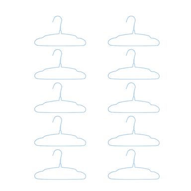 Paquete de gancho para ropa de niño con ganchos azul 10 pzs - Miniso