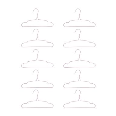 Paquete de gancho para ropa de niño con ganchos rosa 10 pzs - Miniso