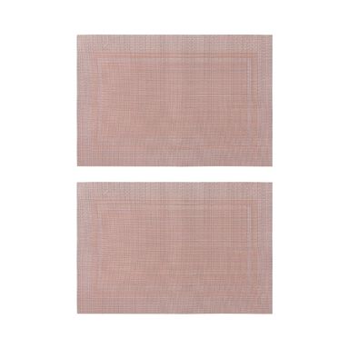 Set de mantel cuadrado rosa 2 pzas -  Miniso